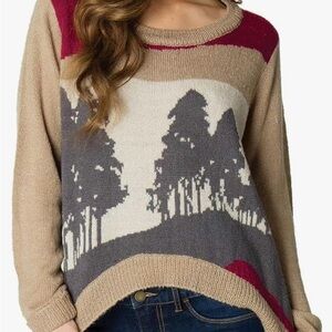 Elegant Tree Pattern Sweater